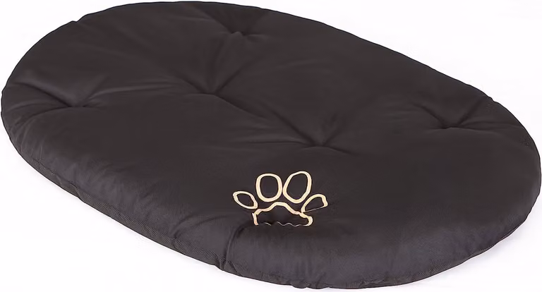 Cuscino per cani Cesto per cani Cuscino per cani Cuccia per cani Letti imbottiti per cani grandi R9 - 87 x 62 cm Nero