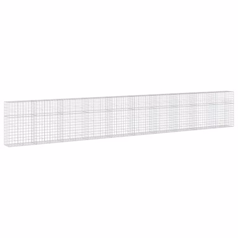 vidaXL Gabione con Filo da 3,5 mm e Rete da 10x10 cm 1000x50x150 cm