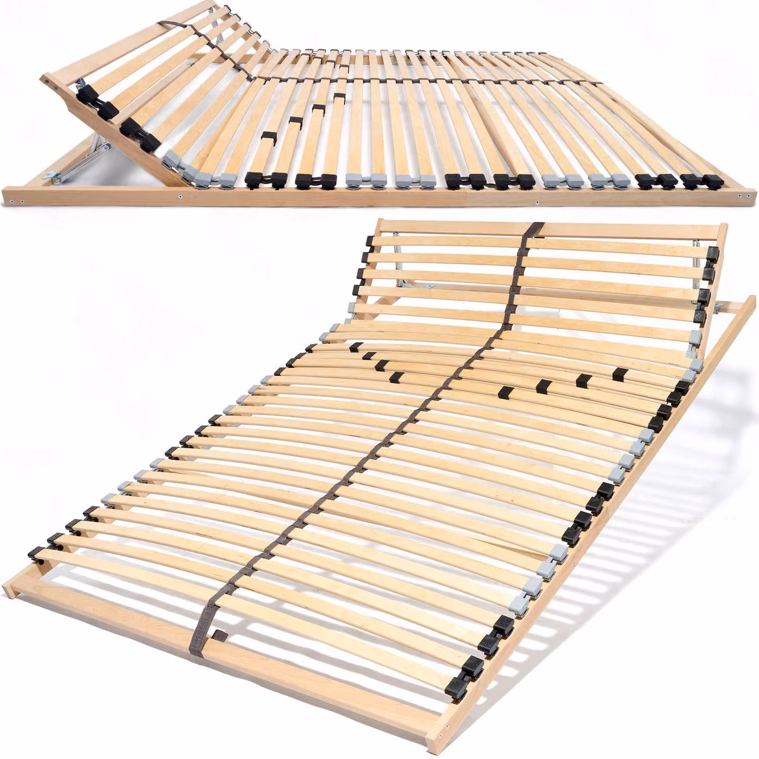 Materasso a molle insacchettate ERGO K, 7 zone, 120x210 cm, testiera regolabile, kit per l'auto-assemblaggio