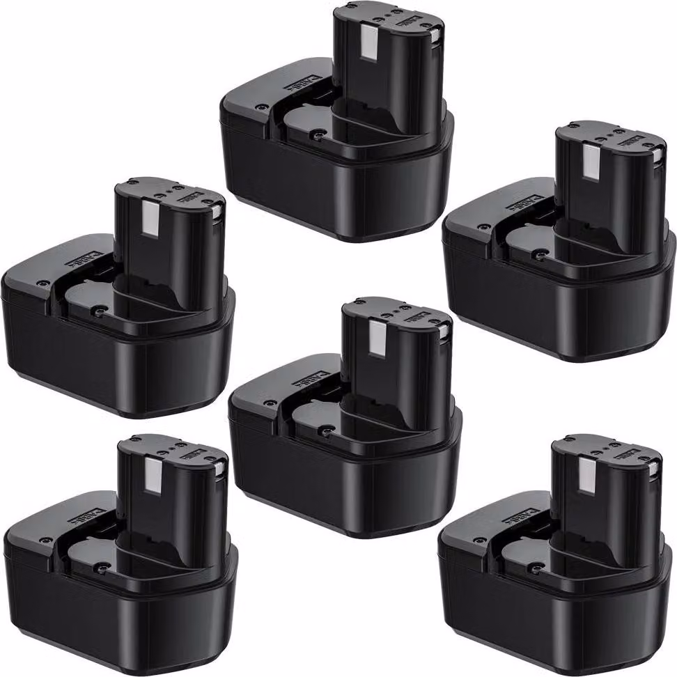 Batteria per utensili - Batteria di ricambio Ni-MH da 12 V - >3500 mAh - Per EB1212/EB1212S/EB1214S/EB1220BL - Avvitatore a batteria - Oro