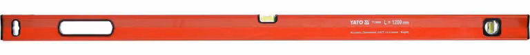 Livella a bolla da 120 cm con 2 fiale e magnete