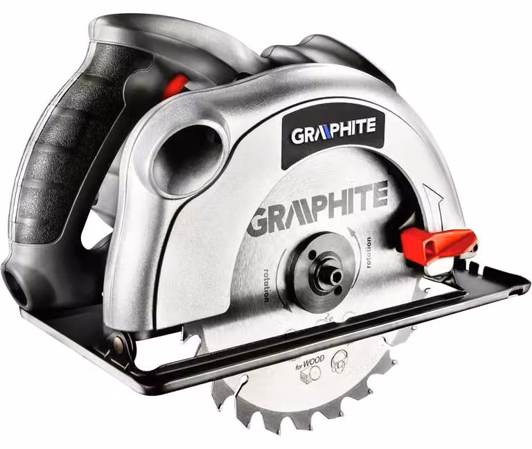 GRAPHITE Sega circolare 1200W, lama 185 x 20 mm