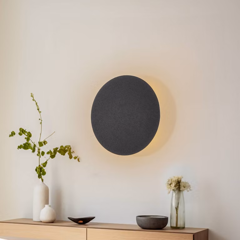 Applique da parete Lunia New TK Lighting, dimmerabile, Nero, Soggiorno / Sala da pranzo, Metallo, Applique