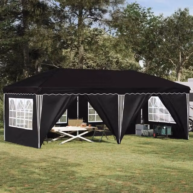 Tenda per feste a pop-up 575 x 288 x 245 cm Nero 42019810