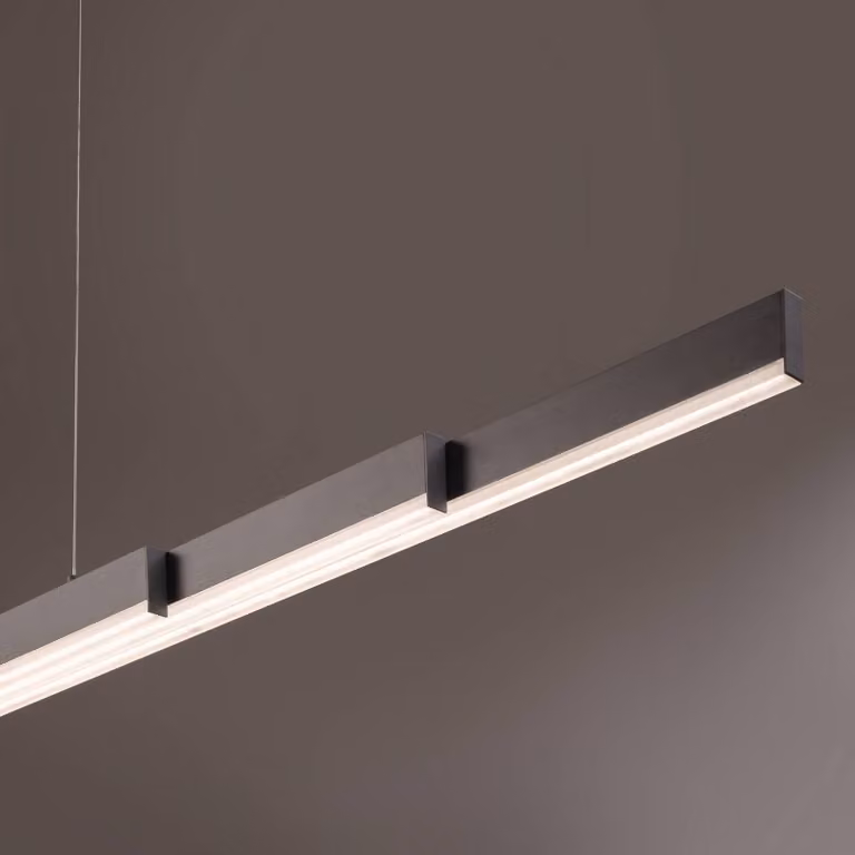 FISCHER & HONSEL Lampada a sospensione Vayana, dimmerabile, Alluminio / Grigio / Zincato, Soggiorno / Sala da pranzo, Metallo, Moderno, Lampada a sospensione