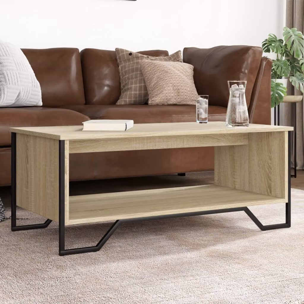 Maison Exclusive - Tavolino Sonoma in rovere 100x51x40 cm Materiale ligneo