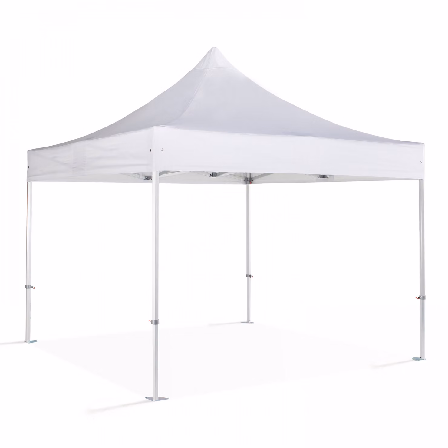 Tenda pieghevole PRO+ 50MM in alluminio 4x4m bianca - Oviala PRO 50