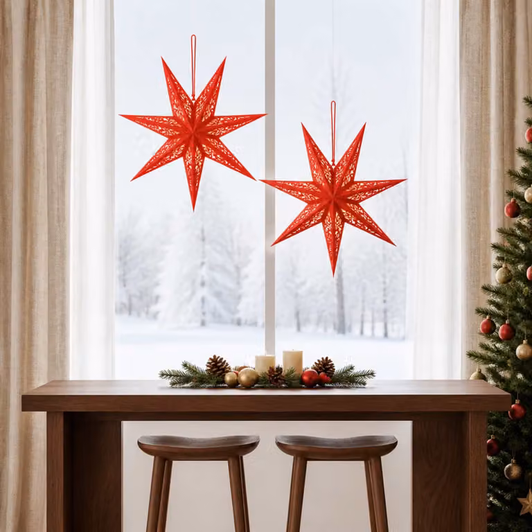 vidaXL Illuminazione Natalizia RAAHE 2 pz 10 LED Bianco caldo