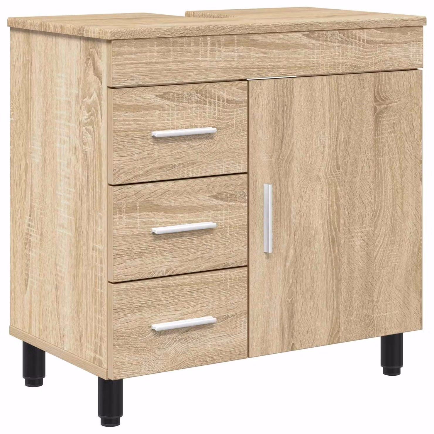 Mobiletto da bagno Rovere Sonoma 60 x 35 x 60 cm