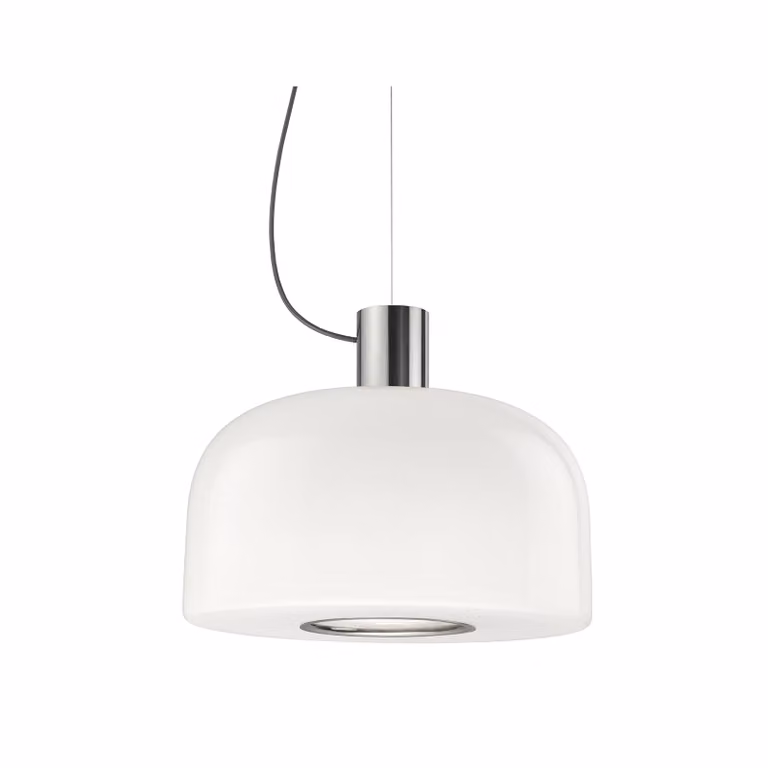 Flos - Bellhop Glass S2 - Lampada a sospensione - Alluminio