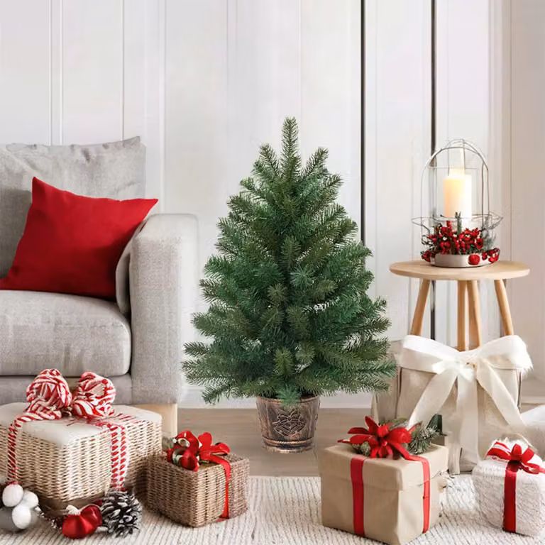 vidaXL Albero di Natale artificiale Verde 95 cm PVC, PE e acciaio