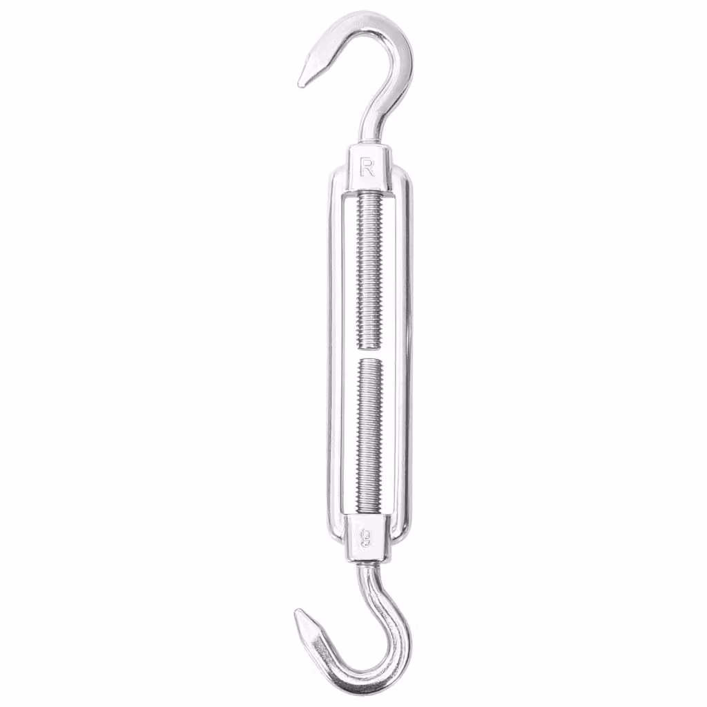 vidaXL Set di accessori per tende da sole da 9 pezzi in acciaio inox