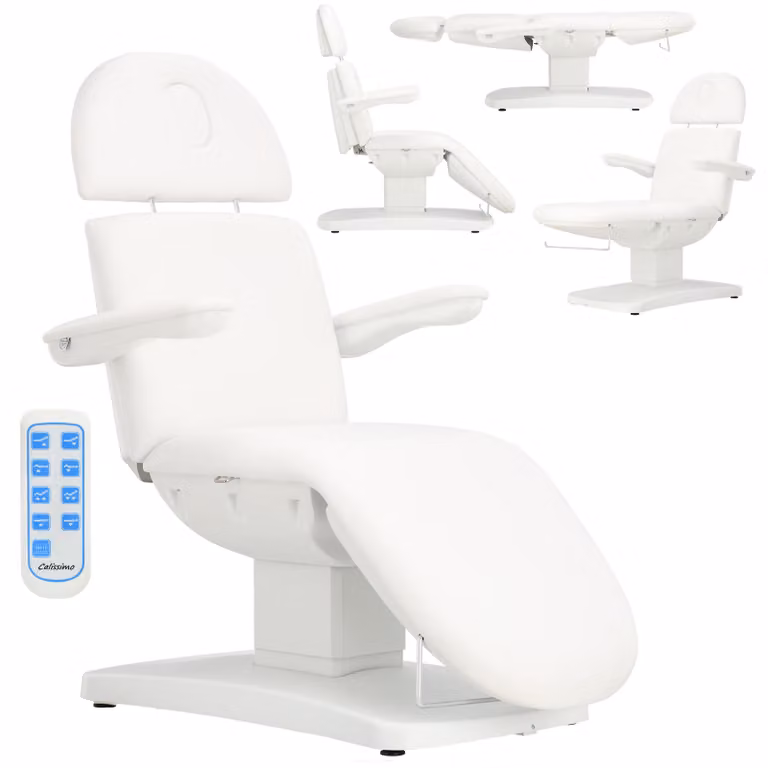 Poltrona estetica elettrica per salone di bellezza pedicure riscaldamento regolazione 3 attuatori Edgar