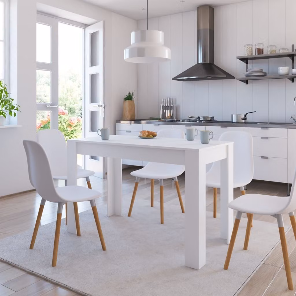 Maison Exclusive - Tavolo da pranzo bianco 120x60x76 cm Materiale ligneo