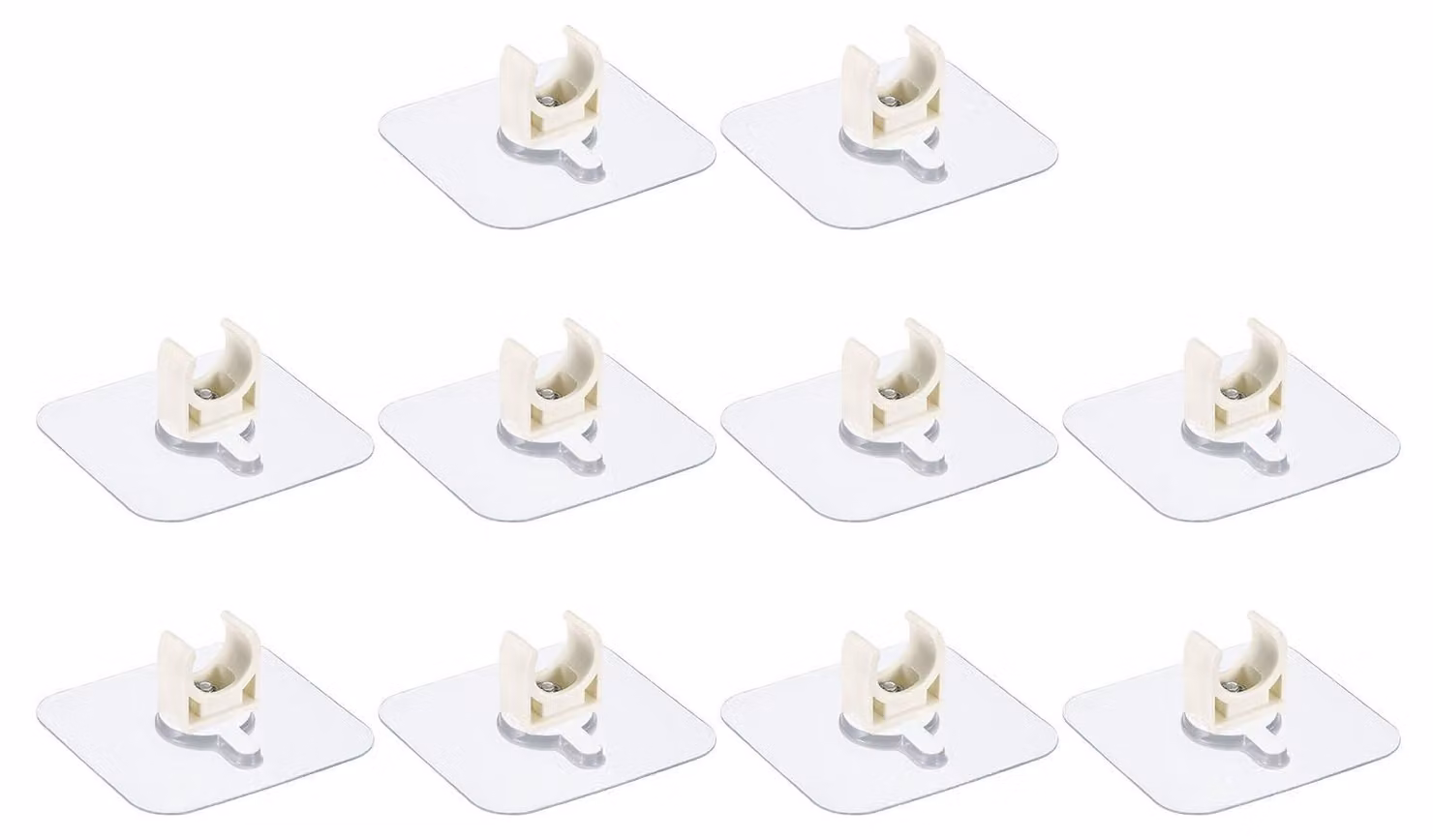 Morsetti per tubi in PVC, confezione da 10 pezzi, per tubi con diametro esterno di 16 mm