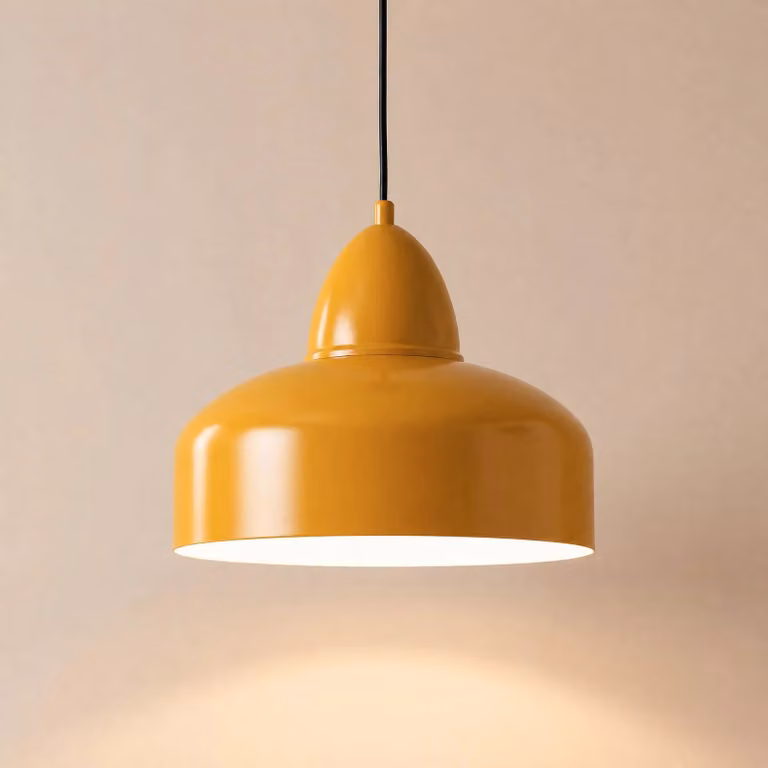 Lampada a sospensione Mille ALDEX, dimmerabile, Giallo / Arancione, Soggiorno / Sala da pranzo, Metallo, Industriale, Lampada a sospensione