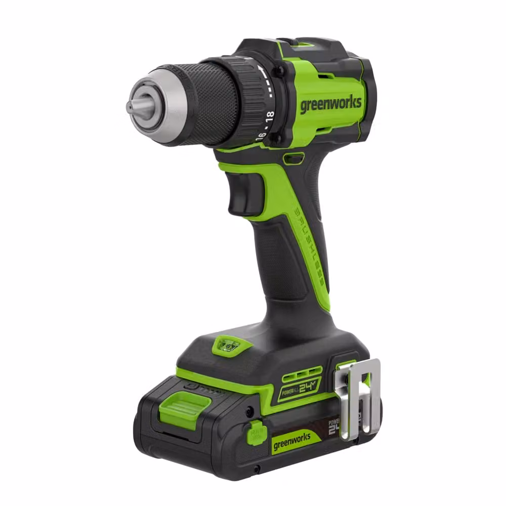 Greenworks POWERALL 24V Trapano 45Nm - Batteria 2Ah