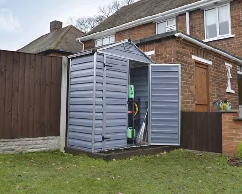 Palram - Canopia Skylight shed, antracite LxAxP circa 184,2 x 217 x 90,2 cm