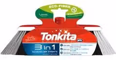 Scopa 3 in 1 Eco Fibre in microfibra multicolore Tonkita TK616 per interni, manico non incluso