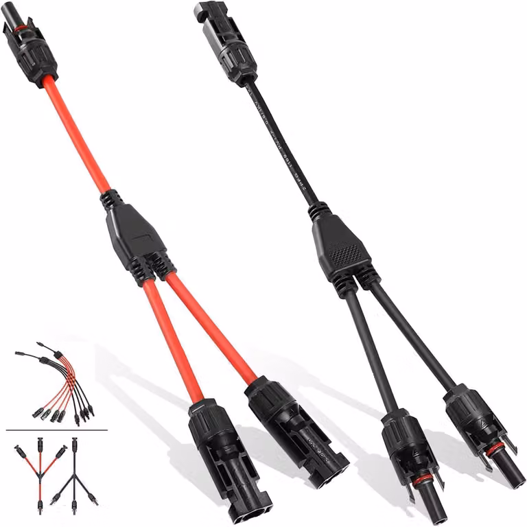 Cavo solare con connettore a Y, distributore, sezione da 2,5 a 6 mm², tipo MMF/FFM, grado di protezione IP67