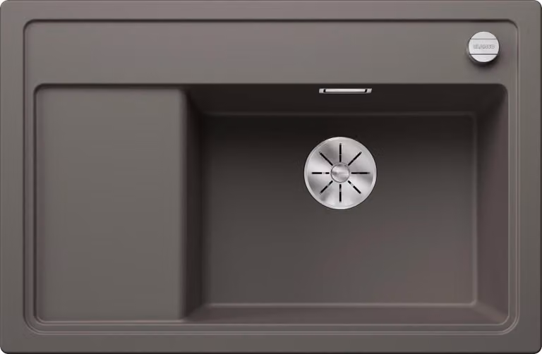 Blanco ZENAR XL 6 S Lavello compatto 780 x 510 mm grigio vulcanico 527368 1 lavello Con scolapiatti Vasca destra