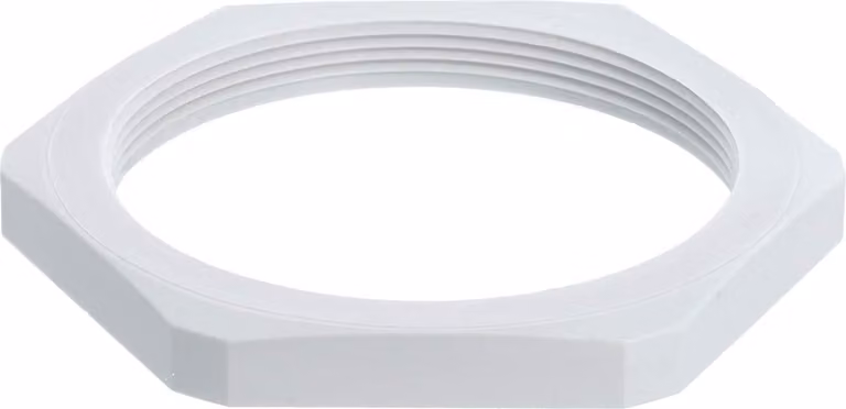 WISKA Controdado M63x1,5 GPA-M63 esagonale in poliammide (PA) colore grigio chiaro RAL 7035 - 1 pezzo