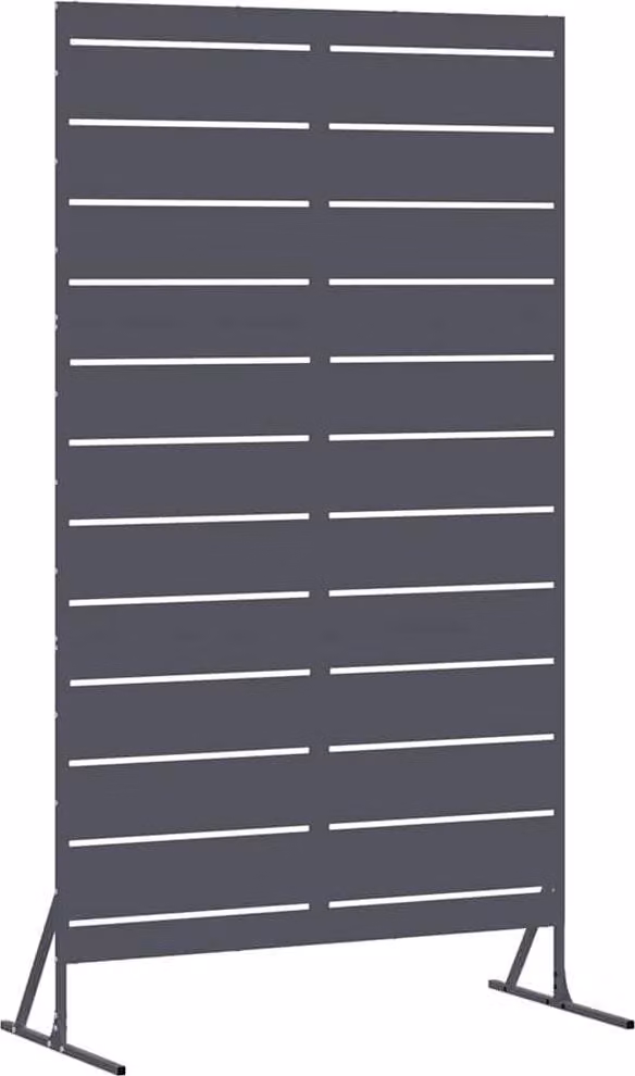 Schermo per Privacy Antracite 100 x 50 x 180 cm Acciaio