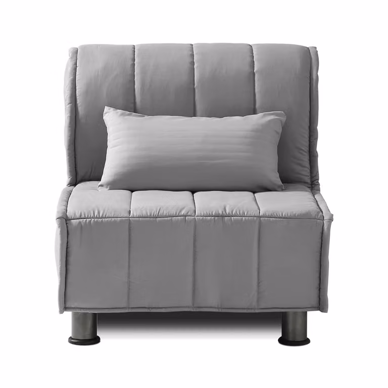 Poltrona Letto Singolo EVENING Grigio Singolo