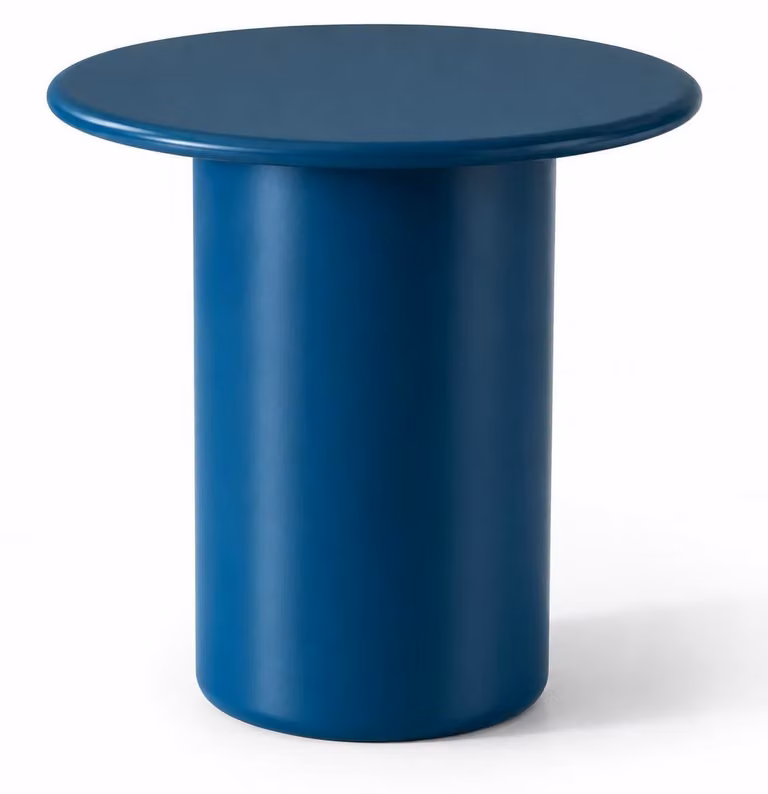2 tavolini laterali, stile moderno, colore blu e verde, nuovi, pratici, ideali per il soggiorno