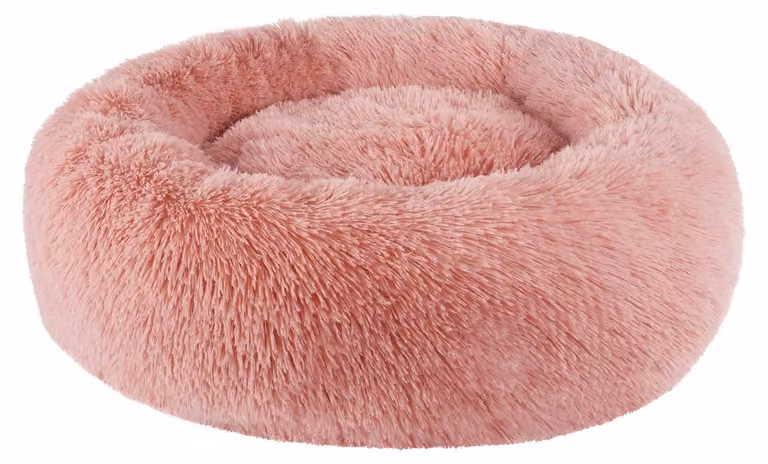 Cuccia rotonda per cani, morbida, lavabile, diametro 50 cm, adatta a cani e gatti