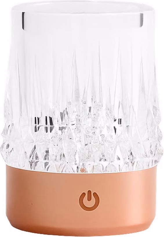 Lampada da tavolo ricaricabile a LED 1W CRYSTAL NHTD-N08-RG Linea Zuma