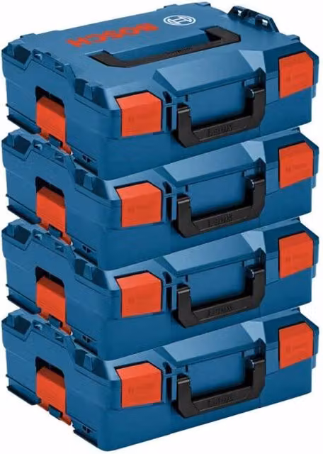 Pack di 4 Valigette impilabili Bosch L-Boxx 136 Blu – 1