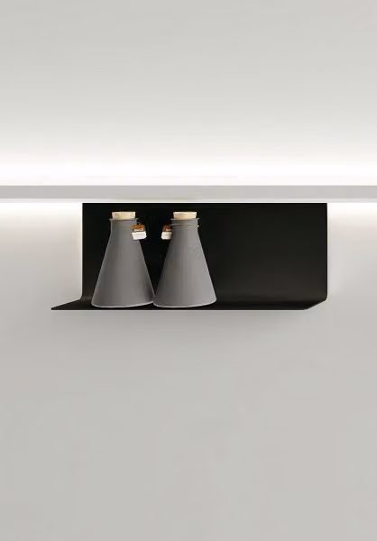 Naber 8041220 mensola transFORM 1 per sistema di ringhiere, nero opaco