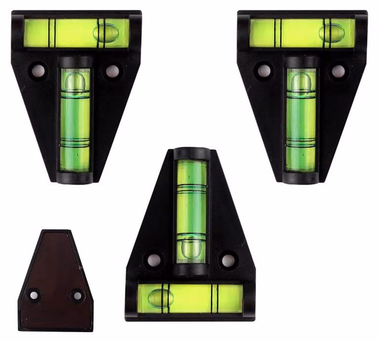 Livella a T magnetica, livella a croce, livella portatile, livella a due bolle, confezione da 3, mini livella per camper e campeggio