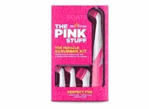 Stardrops The Pink Stuff The Miracle Scrubber Kit, 4 testine per spazzola pulente