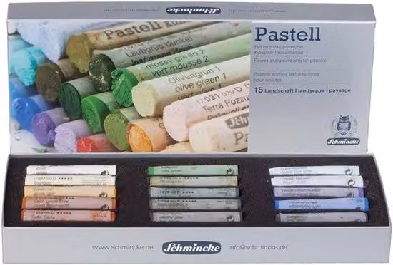 Set di 15 pastelli a olio artigianali multicolore con finitura vellutata e pigmenti naturali per adulti