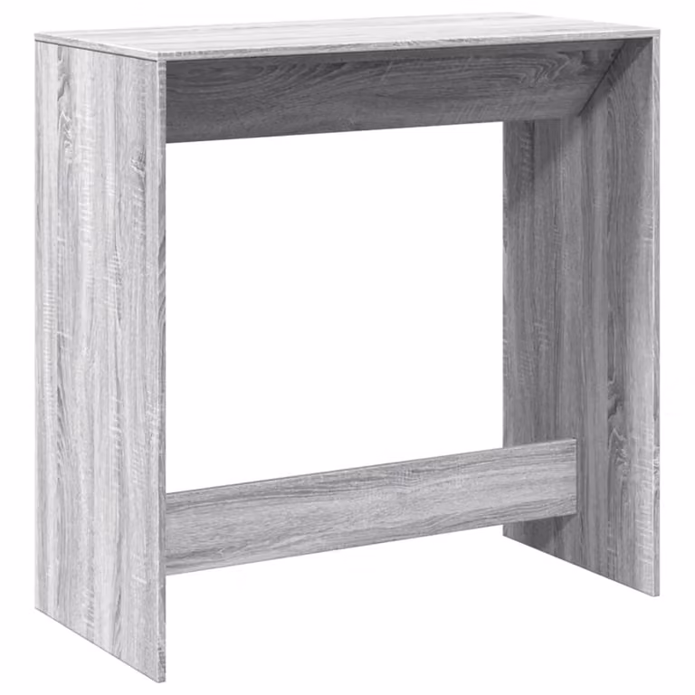 Tavolo da Bar Grigio Sonoma 102x50x103,5cm in Legno Multistrato