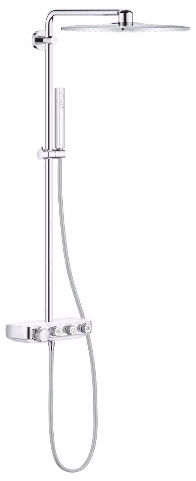Grohe Euphoria SmartControl System 310 Cube Duo système de douche avec mitigeur thermostatique, montage mural, 26508LS0, 26508LS0