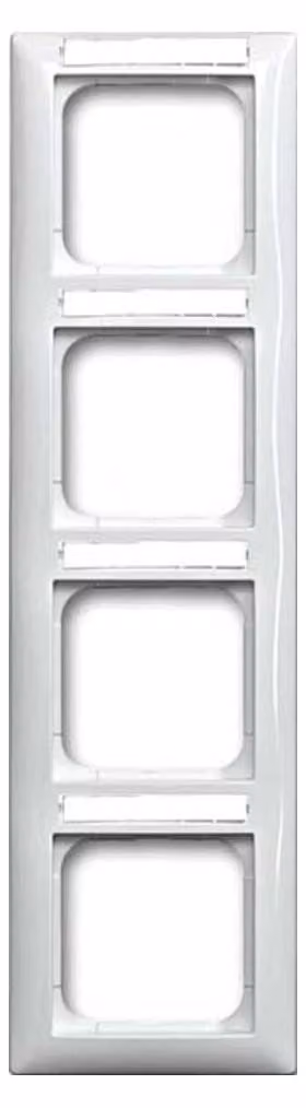Cornice Busch-Jaeger a 4 prese bianco alpino 1724 NS-914