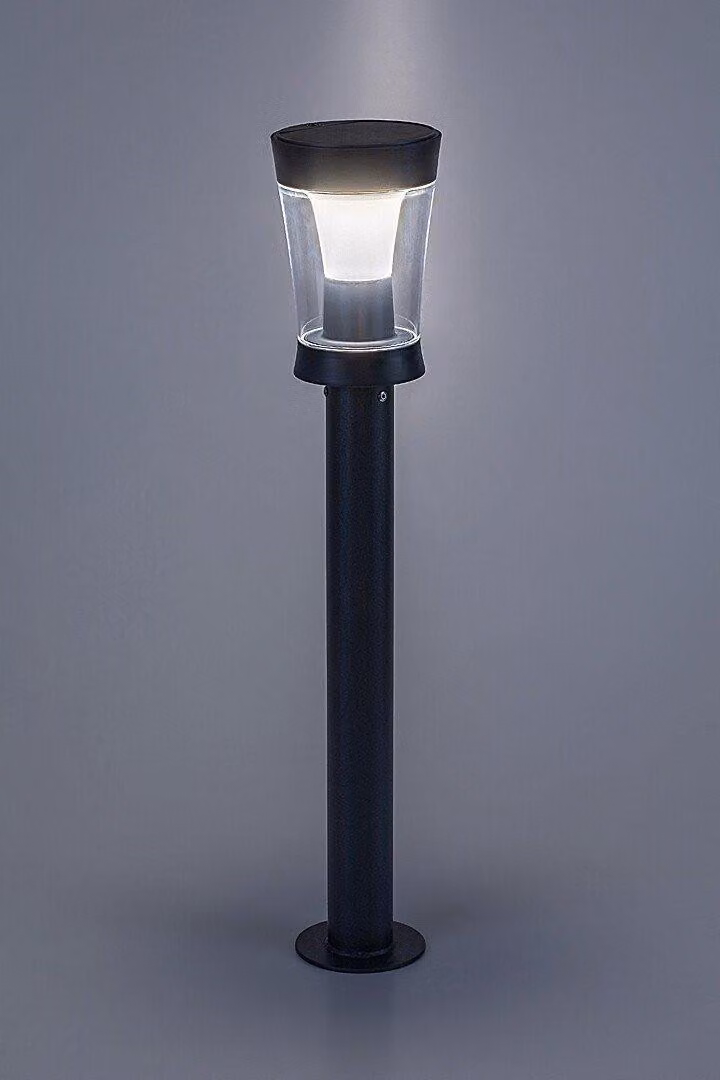 Rabalux Antracite Apparecchio da giardino a LED solare con sensore di luminosità Angers 3W IP65 63cm 77038