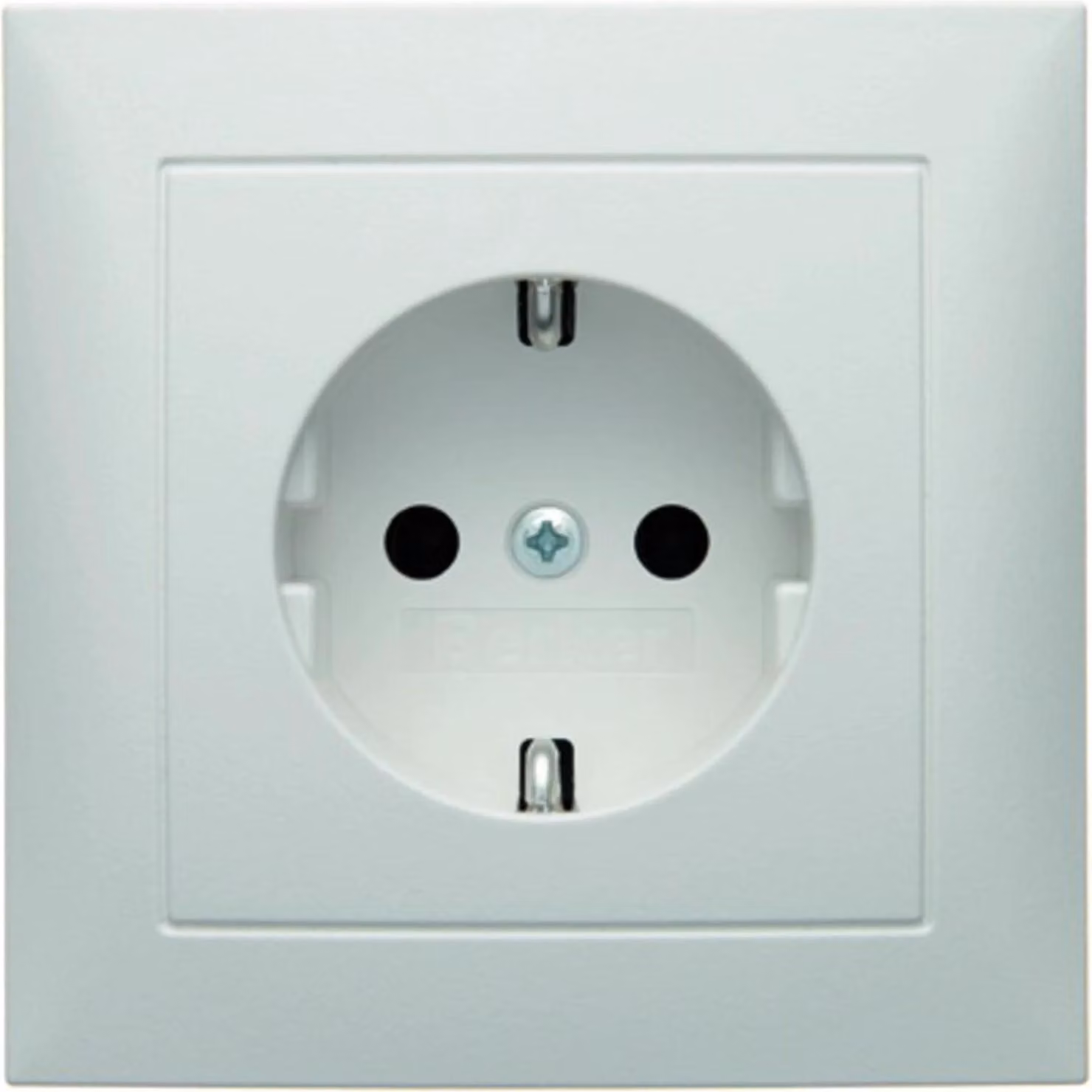 Presa Schuko Berker pws/matt con piastra di copertura 47429909