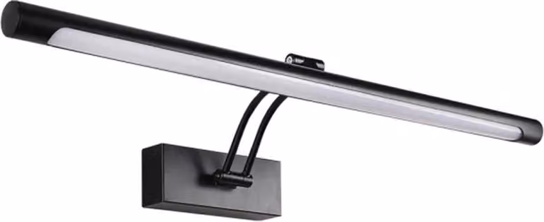 Lampada a specchio - Nera - 11 W, lunghezza 56 cm