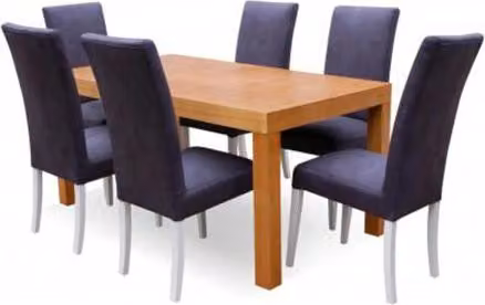 6x Stuhl Set Stühle Polster Garnitur Küchen Wohnzimmer Esszimmer Set Designer