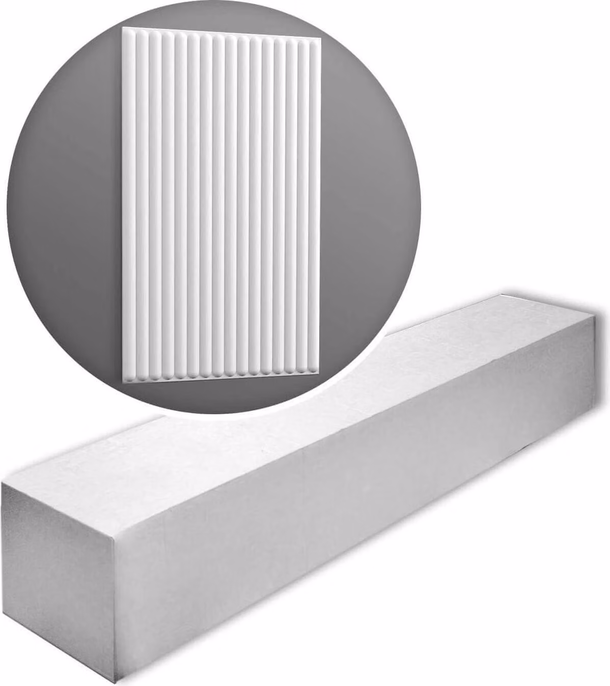 Orac Decor W215-box HILL BEAD 3D Wandpaneele 1 Karton SET mit 5 Paneelen | 2 m2