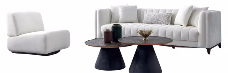 Luxus Wohnzimmer Komplett Weiß Dreisitzer Sofa Sofagarnitur Sessel Set