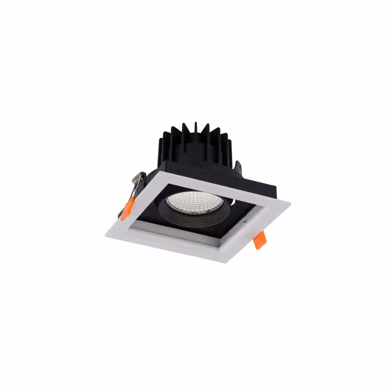 Apparecchio da soffitto alogeno a LED Nowodvorski DIA 8722 alluminio, bianco
