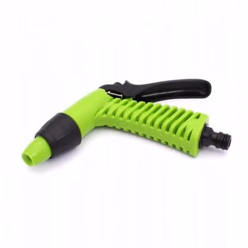 Pistola a spruzzo con ugello regolabile per un controllo preciso, progettata ergonomicamente e realizzata con materiali resistenti
