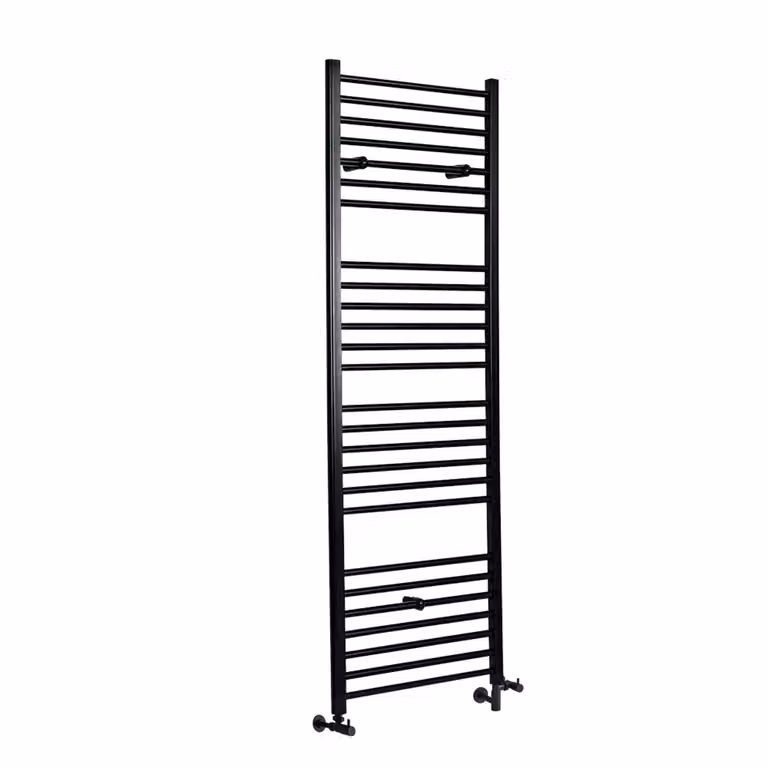 Scaldasalviette Misto Piatto - Termoarredo Bagno Nero - 1800 x 600mm - 820W - Nox