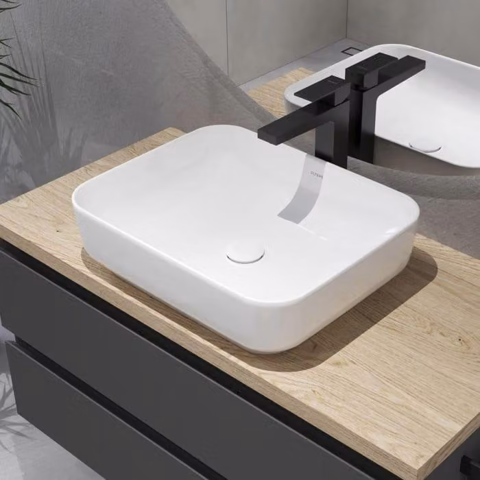 OLTENS Hadsel, lavabo rettangolare da incasso, 50 x 40 cm
