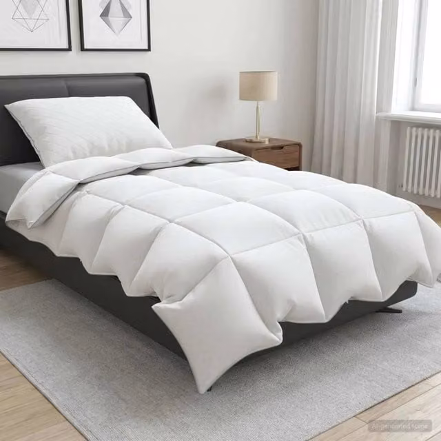 Set di piumoni in piume d’oca al 90% FULDA 2 pz 140 x 200 cm 3442175